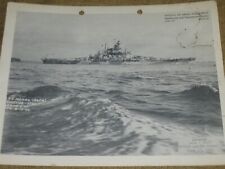 Używany, Oryginalna marynarka wojenna z II wojny światowej 8x10 LIMITOWANE zdjęcie 1942 USS INDIANA BB58 PANCERNIK 76 na sprzedaż  Wysyłka do Poland