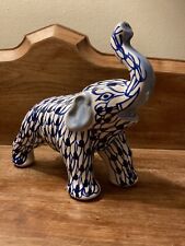 Elefante azul e branco de cerâmica Mikasa comprar usado  Enviando para Brazil