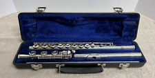 Flauta Armstrong modelo 80 furo aberto prata esterlina corpo e cabeça articulação, em linha G comprar usado  Enviando para Brazil