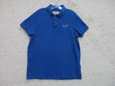 Usado, Camisa polo Hollister extra grande adulto azul casual rugby bordado logotipo masculina comprar usado  Enviando para Brazil