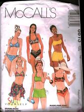 Used, 8813 Vintage McCalls SEWING Pattern Misses Swimsuit Two Piece Bathingsuit Sarong for sale  Shipping to South Africa