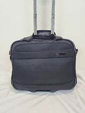 Delsey Carry-On Weekender Travel Duffle Overnight Black Bag With Wheels for sale  Shipping to South Africa