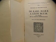 Drachkovitch karl marx d'occasion  Valence