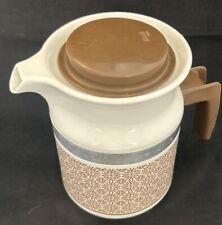 Vaso de chá de porcelana vintage Pozzani porcelana branco com cesta marrom tecido comprar usado  Enviando para Brazil