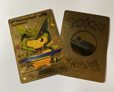 Cartão colecionável Pikachu Mega Rayquaza Golden Card edição limitada dourado comprar usado  Enviando para Brazil