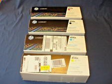 Four HP Laserjet 414A Toner Cartridges - Preowned for sale  Shipping to South Africa