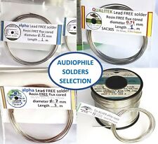 Audiophile solder silver for sale  SWINDON