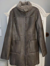 Brown faux shearling for sale  WILLENHALL