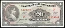 México P-54i Banco de México 20 Pesos JP-E, 25.1.1961 UNC segunda mano  Embacar hacia Argentina