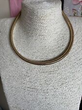 Gold tone collar for sale  RETFORD