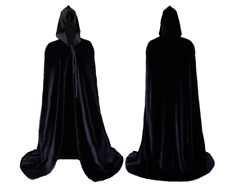 Black velvet hooded for sale  BIRMINGHAM