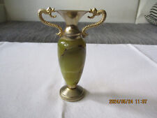 Marble vase green for sale  Shipping to Ireland