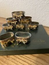 Plated napkin rings. for sale  Roseburg