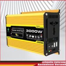 Used, 3000W Car Inverter Dual USB Power Converter 3000W (Yellow 12V to 220V) NEW for sale  Shipping to South Africa