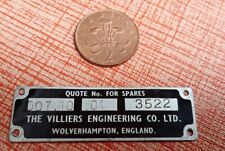 Villiers engineering motorcycl for sale  LOUGHBOROUGH