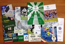 PROGRAMAS DE JOGOS DA UEFA 2000/2001/2002/2003/2004  comprar usado  Enviando para Brazil