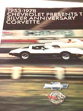 Corvette silver anniversary for sale  Berkeley Springs