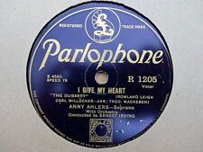 ANNY AHLERS - I Give My Heart / The Dubarry 78 rpm disc (A+) comprar usado  Enviando para Brazil