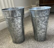 Galvanised florists buckets for sale  Shipping to Ireland