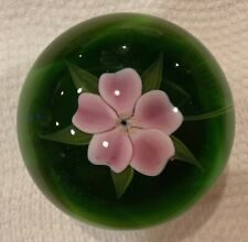 Paul Stankard Wild Rose 1974 Art Glass Paperweight With PS Cane for sale  Shipping to South Africa