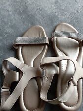 Sparkly sandals 7.5 for sale  BRADFORD