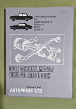 Opel ascona manta for sale  MUCH WENLOCK