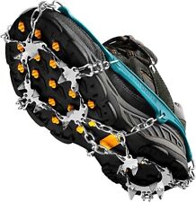 Ice Cleats for Hiking Boots LARGE Ice Cleats Grippers for Safe Walking- Crampons for sale  Shipping to South Africa