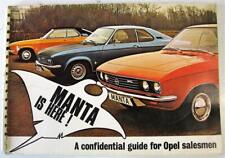 Opel manta car for sale  LEICESTER