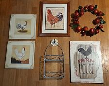 Rooster framed wall for sale  Kenly