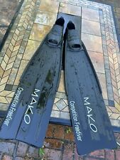 MAKO Competition Freediver 2 - Freediving Spearfishing Fins 6-7 40-41 snorkeling, used for sale  Shipping to South Africa