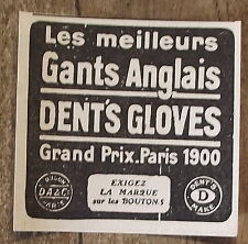 Publicité ancienne gants d'occasion  Beaumont-de-Lomagne