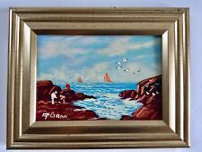 Miniature oil painting for sale  Wells