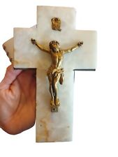 Ancien crucifix laiton d'occasion  Andernos-les-Bains