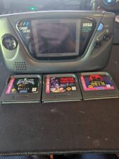 Game Gear Console w/ games & Power Back battery SEE DESCRIPTION TESTED for sale  Shipping to South Africa