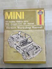 Haynes manual mini for sale  ASHFORD