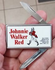 "Cuchillo plegable y clip bourbon vintage "JOHNNIE WALKER ROJO""... ¡BONITO!, usado segunda mano  Embacar hacia Argentina