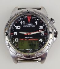 Usado, Relógio de pulso Timex Expedition Indiglo digital bússola moldura rotativa P5 funcionando comprar usado  Enviando para Brazil