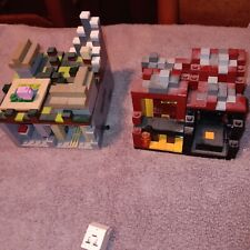 LEGO Minecraft: The Village (21105) and The Nether Micro Worlds, usado segunda mano  Embacar hacia Argentina