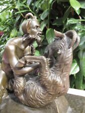 Ziege bronzefigur milo gebraucht kaufen  München