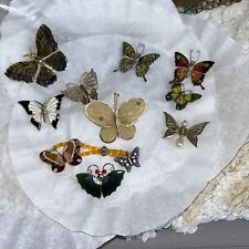 Nine butterfly broaches for sale  Derby