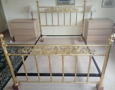 Gold bed frame for sale  WILLENHALL