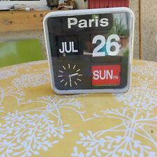 Horloge calendrier flip d'occasion  Lagny-sur-Marne