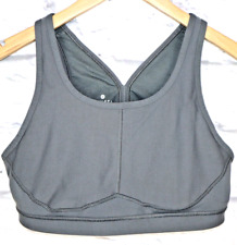 Athleta Sports Bra Womens M Gray Stealth Sculpting Athleisure Yoga Running for sale  Shipping to South Africa