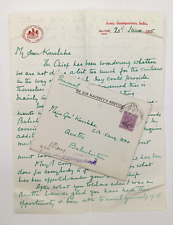 1935 letter army for sale  LITTLEHAMPTON