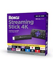 Roku Streaming Stick 4K/HDR/Dolby Vision Streaming Device with Roku Voice Remote for sale  Shipping to South Africa