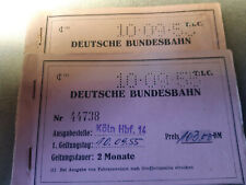 Fahrscheinhefte 1955 identisch gebraucht kaufen  Blankenheim