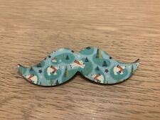 Moustache brooch colourful for sale  BADMINTON