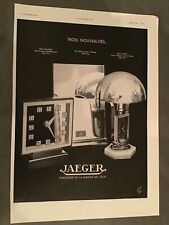 Publicite jaeger horloger d'occasion  Cheval-Blanc