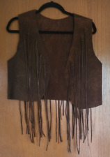 Brown suede leather for sale  Shipping to Ireland