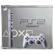 Usado, Consola Sony Playstation PS2 Slim (SCPH-79001) Plateada Satinada En Caja con Mando segunda mano  Embacar hacia Argentina